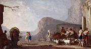 Johann Heinrich Schonfeldt Versohnung Jakobs mit Esau Spain oil painting artist